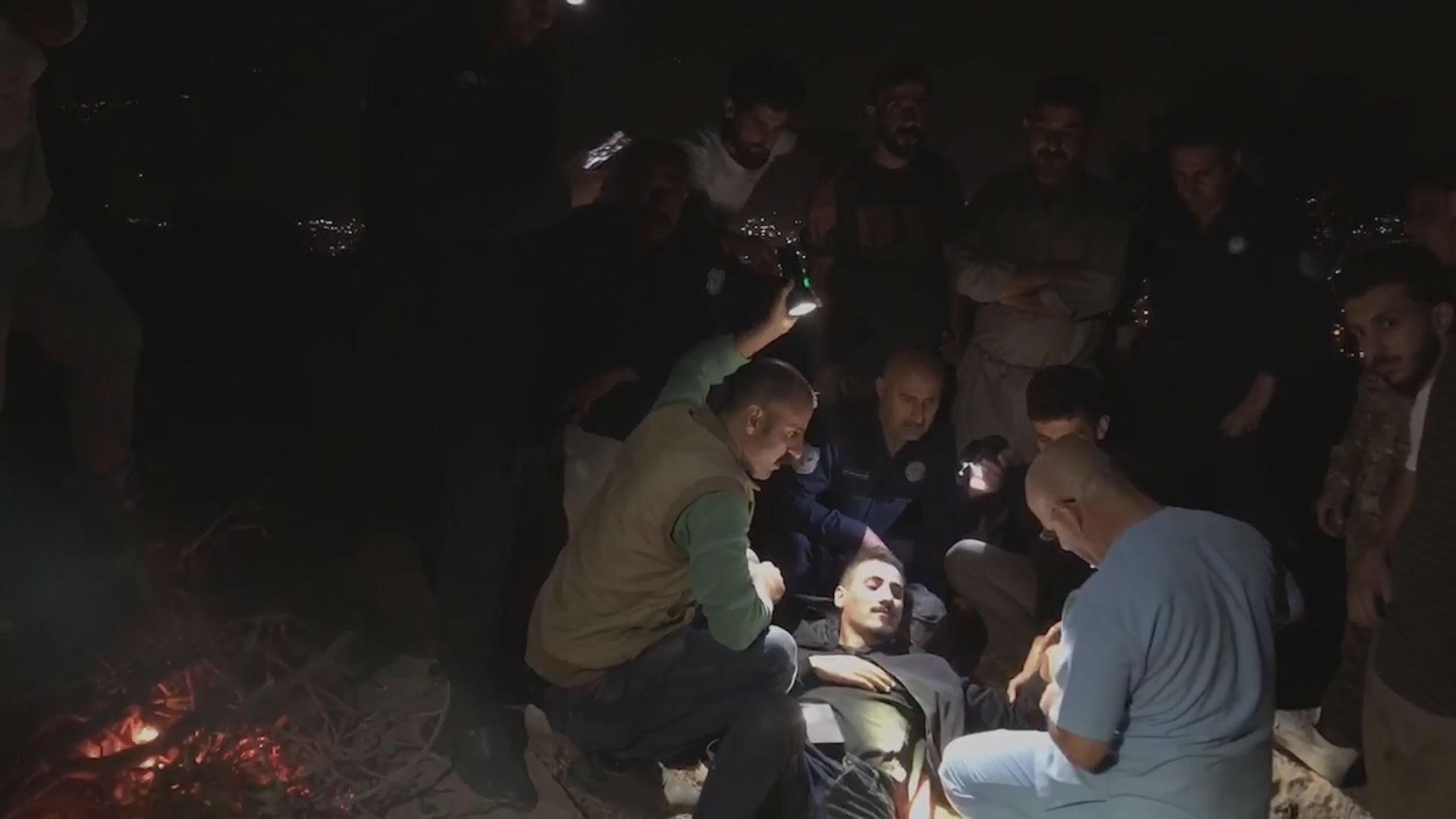 گەنجێک لە شاخی بەرانان کەوتەخوارەوە و ژیانی لە مردن رزگارکرا