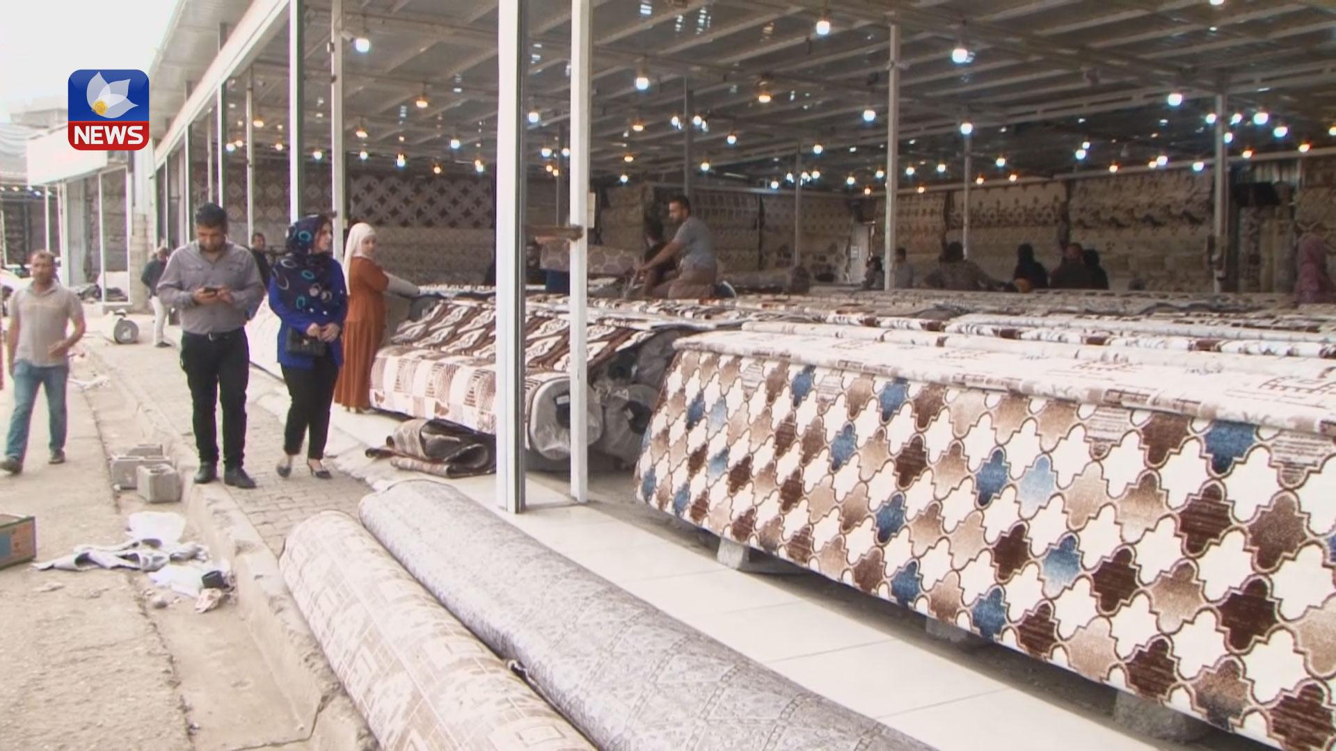 ھاتنی وەرزی زستان بازاڕی فەرش کڕینی لە کەرکوک گەرمکردووە