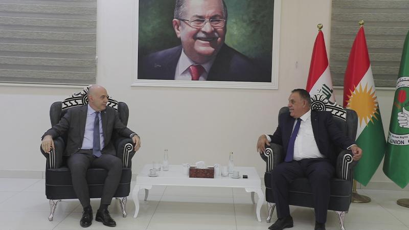 ئاسۆ مامەند پێشوازیی لە باڵیۆزی تورکیا لە عێراق دەکات