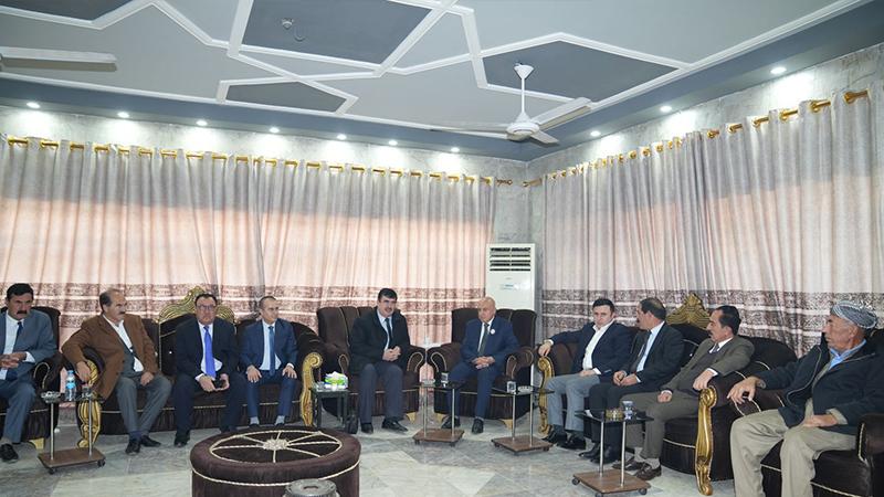 وەفدێکی یەکێتی سەردانی شێخ جەوھەر ئاغا ھەرکی دەکات 