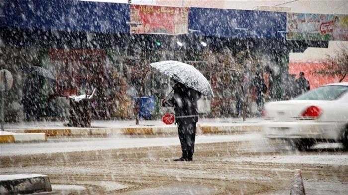 كەشناسی هەرێم: شەپۆلێكی بەفر و باران روو لە هەرێم دەكات 