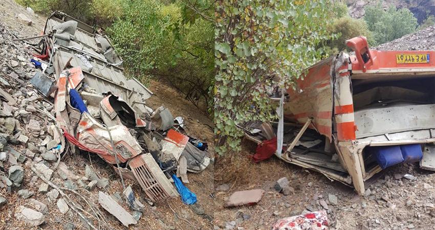 بەھۆی وەرگەڕانی پاسێک لە رێگای پالنگان ١٦ کەس گیانیان لەدەستدا