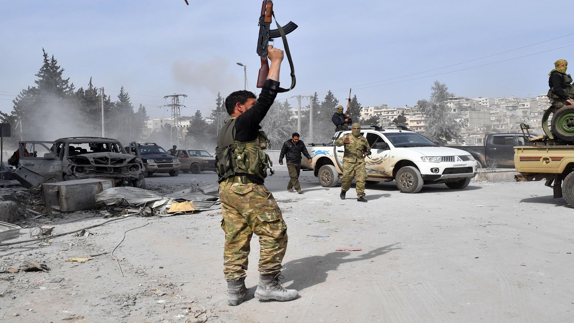 لە سوریا بەھۆی ئاھەنگگێڕان بەبۆنەی سەرکەوتنی ئەردۆغان چەند کەسێک بوونە قوربانی