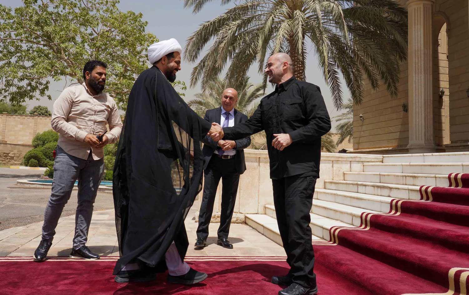 قەیس خەزعەلی پیرۆزبایی لە سەرۆک بافڵ جەلال تاڵەبانی دەکات