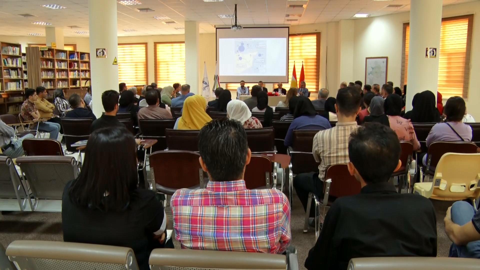  لە زانكۆی هەڵەبجە وۆرك شۆپێك لە بارەی مەترسییەكانی سەر ئایندەی هەرێم بەرێوەچوو