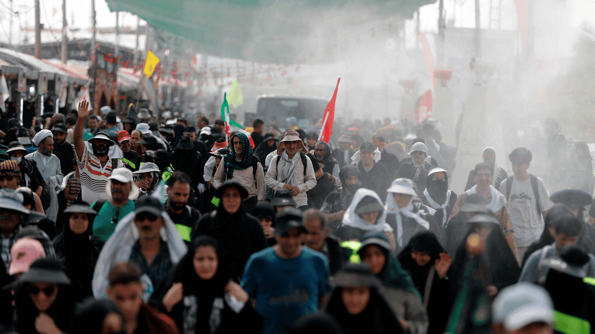 ملیۆنان زیارەتكاری ئێرانی بەرەو كەربەلا بەڕێكەوتوون