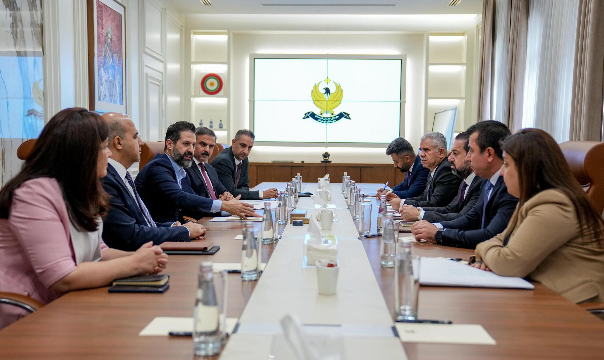 بەسەرپەرشتی قوباد تاڵەبانی ئەنجومەنی باڵای وەبەرھێنان لە ھەرێم کۆبووەوە