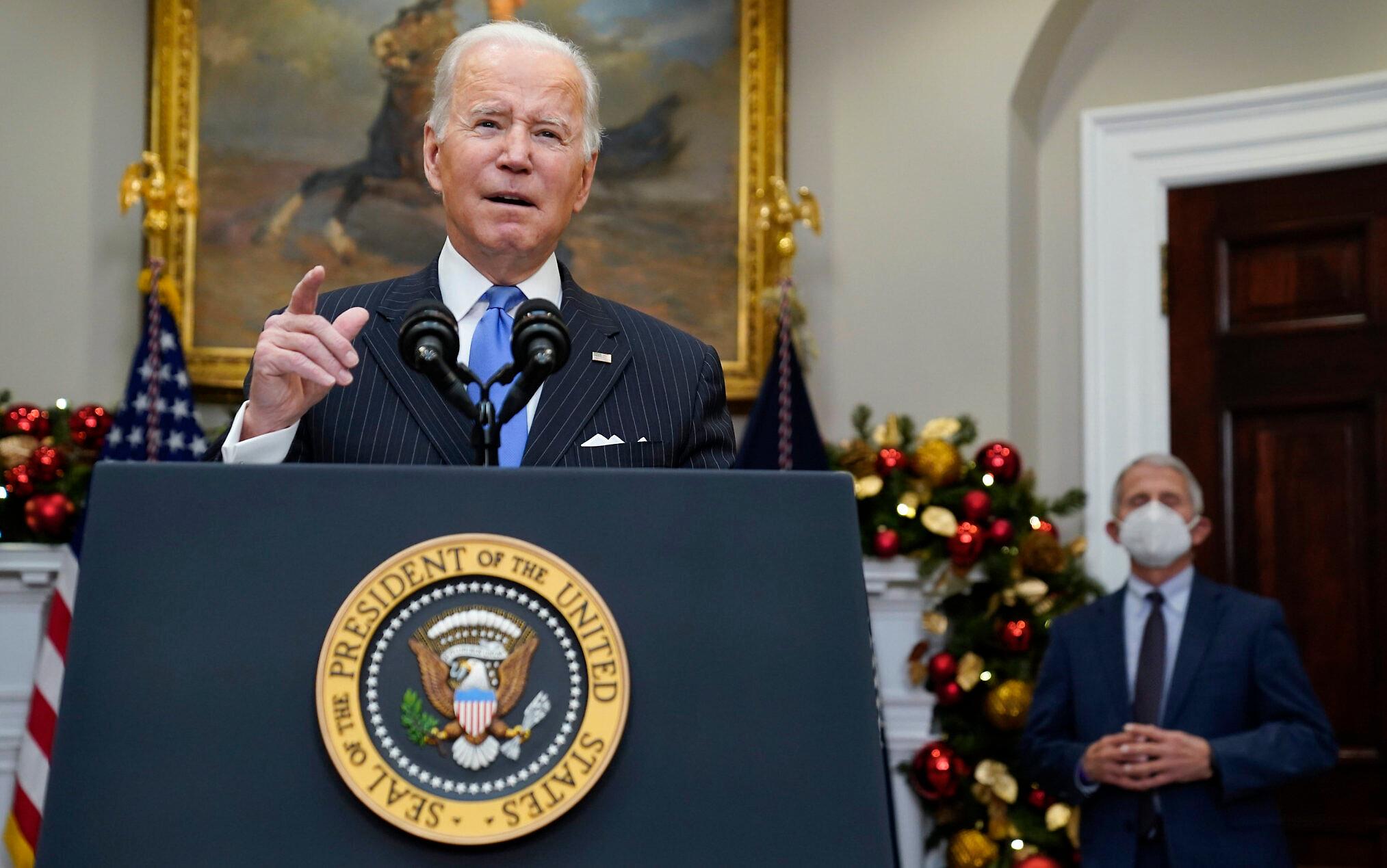 بایدن: ئەگەر خەڵک خۆیان بکوتن و ماسک بەکاربھێنن پێویستمان بە داخستنی گشتیی نابێت