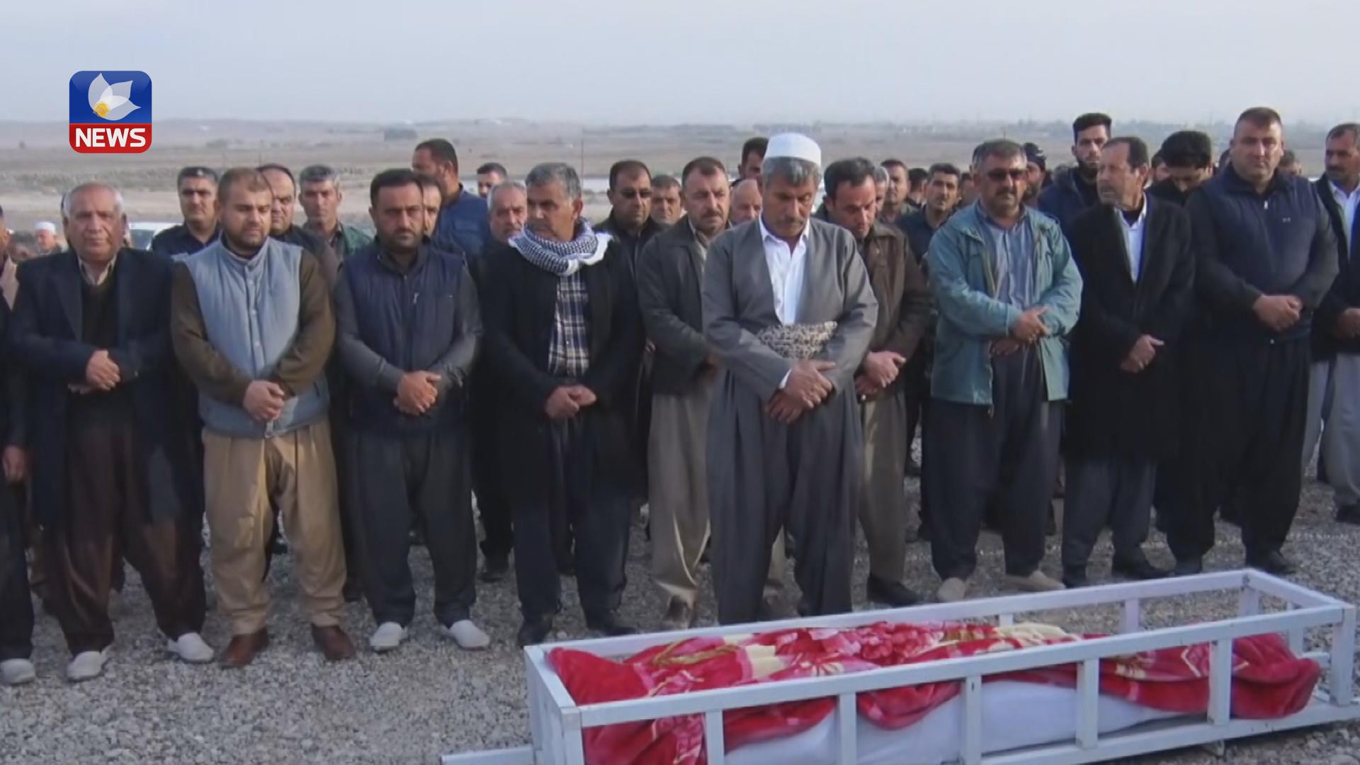 تەرمی پێشمەرگەیەکی شەھید لە کەلار بە خاکسپێردرا