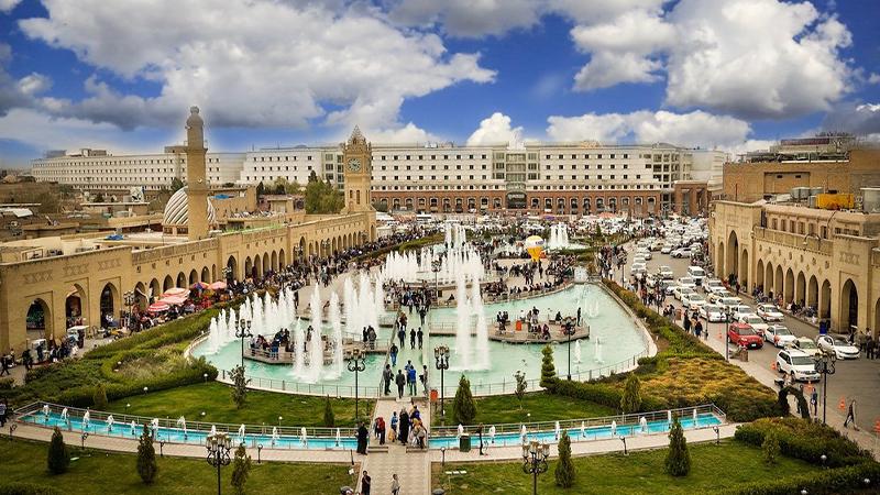 درۆنێک لە گەڕەکی قەڵای نوێی ھەولێر خرایەخوارەوە