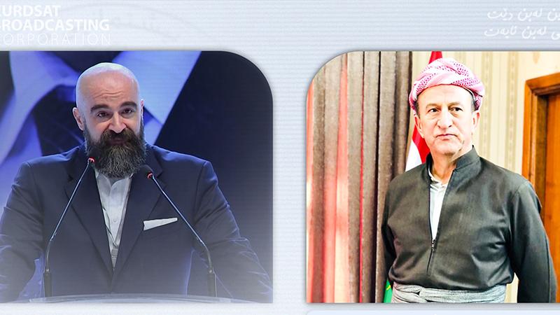 ئەدھەم بارزانی پیرۆزبایی لە بافڵ جەلال تاڵەبانی دەکات 