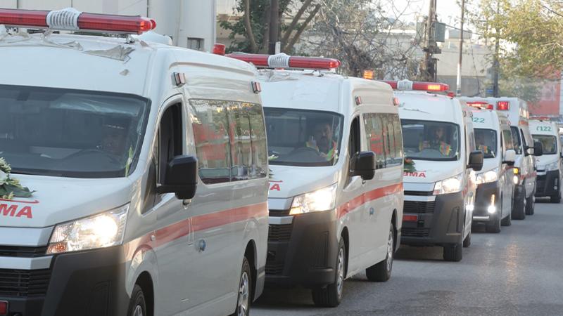 تەندروستی سلێمانی: ٢٥ تیم بۆ شەوی سەری ساڵ لە حاڵەتی ئامادەباشیدا دەبن