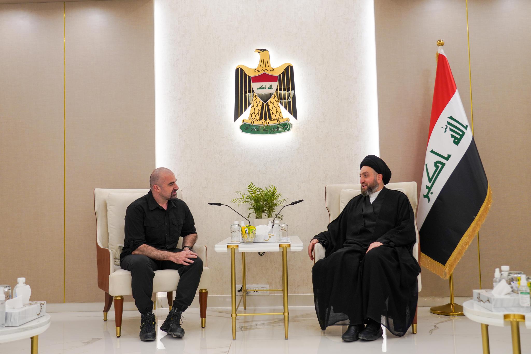 سەرۆک بافڵ و عەمار حەکیم کێشەکانی ھەرێم و بەغدادیان تاوتوێ کرد