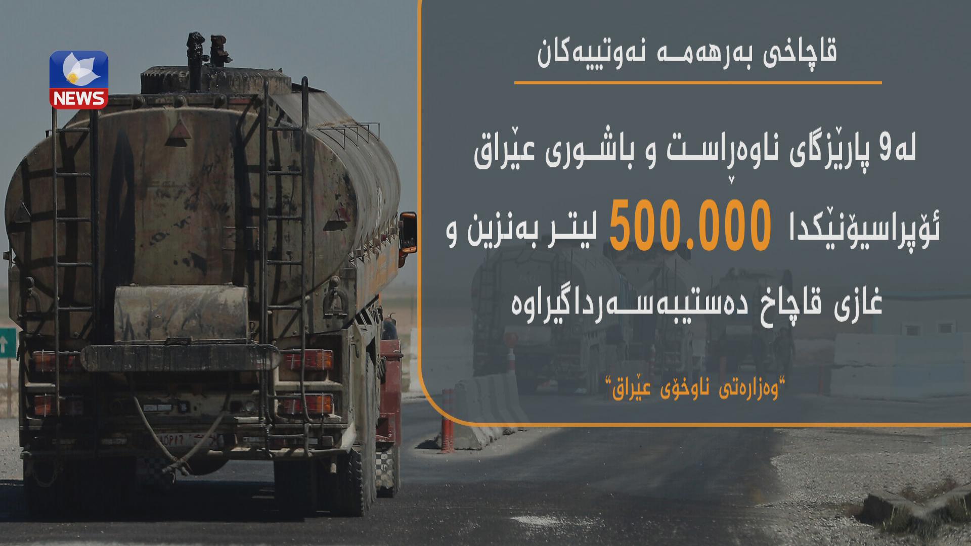 کاری قاچاخیکردن بە بەرھەمە نەوتییەکان حکومەتی عێراقی ھەراسانکردووە