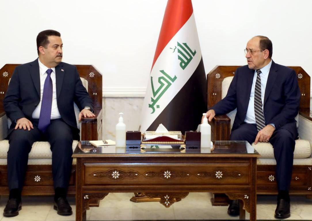 سەرۆک وەزیرانی عێراق و سەرۆکی ھاوپەیمانی دەوڵەتی یاسا کۆبوونەوە