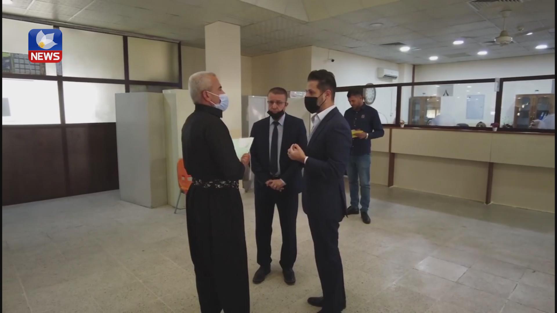 قوباد تاڵەبانی سەردانی بەڕێوەبەرایەتی باجی سلێمانی کرد