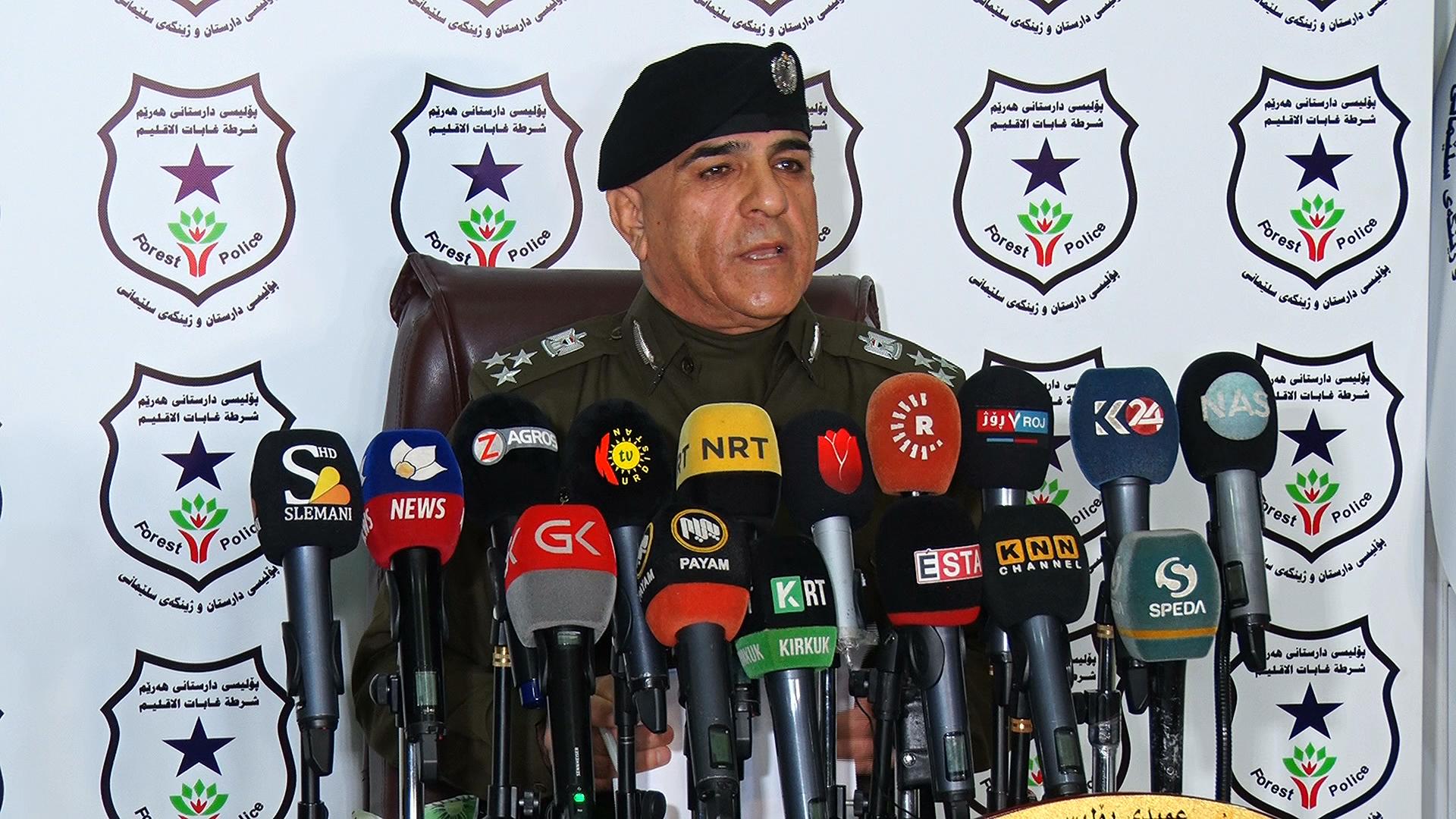 پۆلیسی دارستان و ژینگەی سلێمانی ٨٨٩ کەس دەستگیر دەکات 