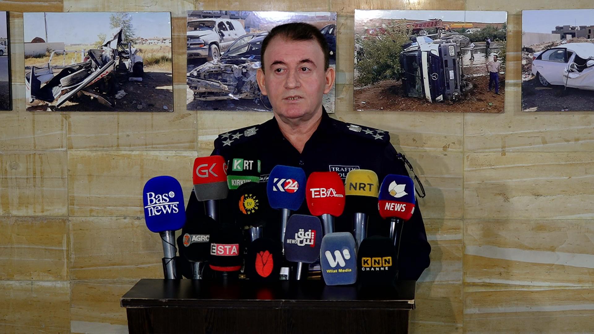 بەھۆی ڕووداوەکانی ھاتوچۆ ٦٦٢ کەس لە ھەرێمی کوردستان گیانیان لەدەستداوە