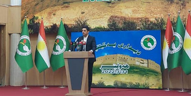 دەرباز کۆسرەت رەسول: قبوڵی ناکەین ئیرادەمان بشکێت