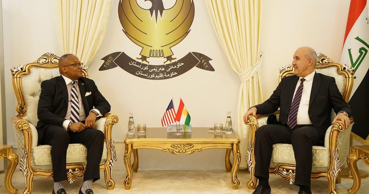 کونسوڵی ئەمریکا: دەبێت رێز لە گرێبەستە نەوتییەکانی ھەرێمی کوردستان بگیرێت