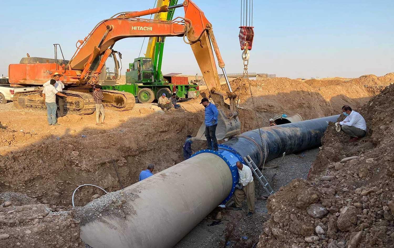 حکومەتی ھەرێم بڕیاریدا بە نۆژەنکردنەوەی بۆری ئاوی ئیفراز ٣ی ھەولێر