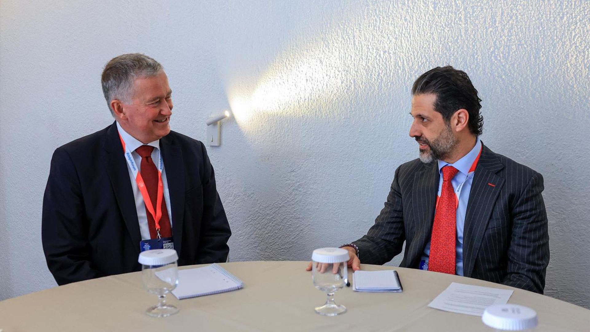  قوباد تاڵەبانی لەگەڵ بەڕێوەبەری گشتیی ئەنجومەنی نیشتمانیی بازرگانیی سوید کۆبووەوە