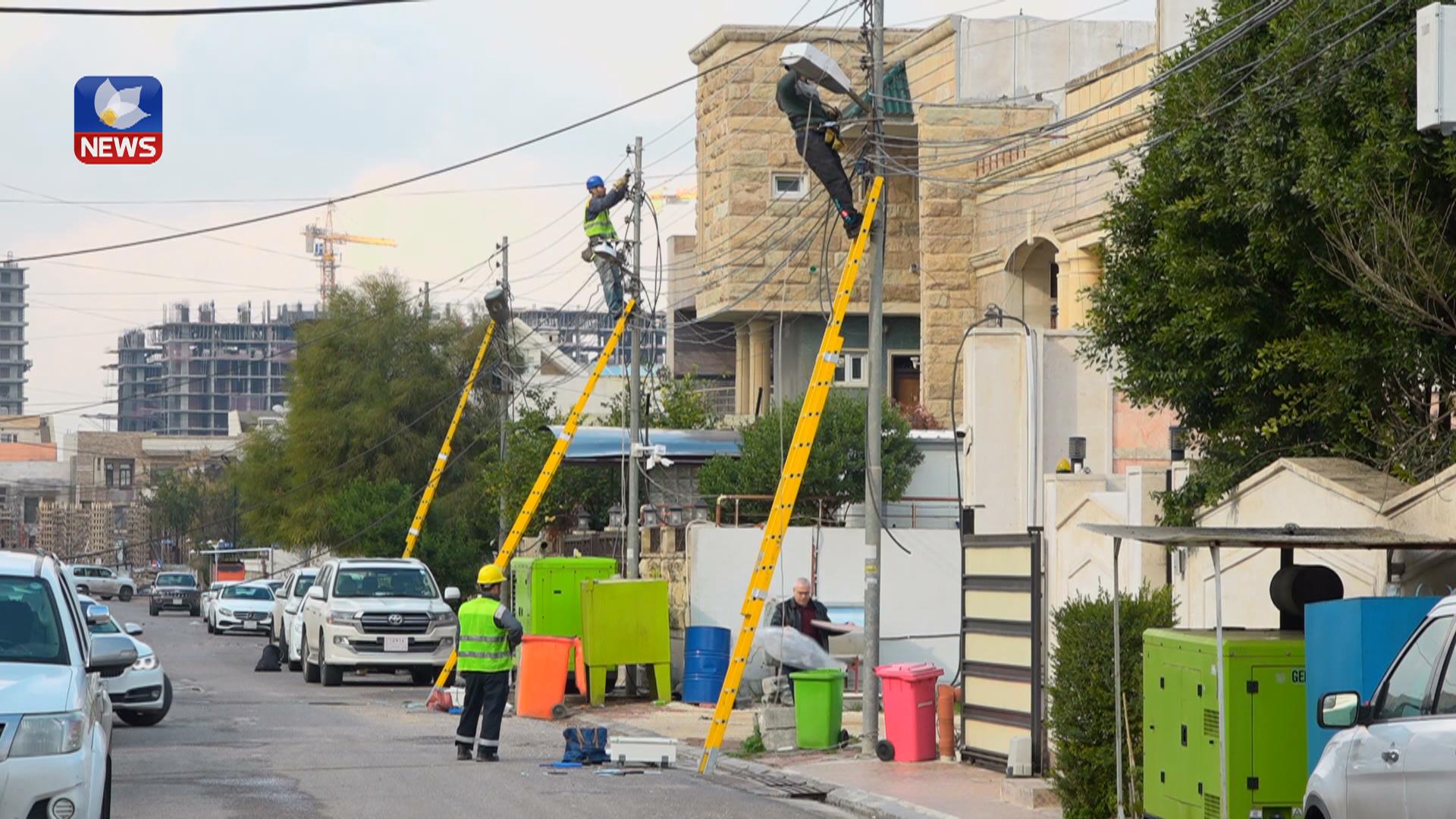 خراپی ڕەوشی کارەبا ھاووڵاتیان و کاسبکارانی ھەولێری نیگەران کردووە