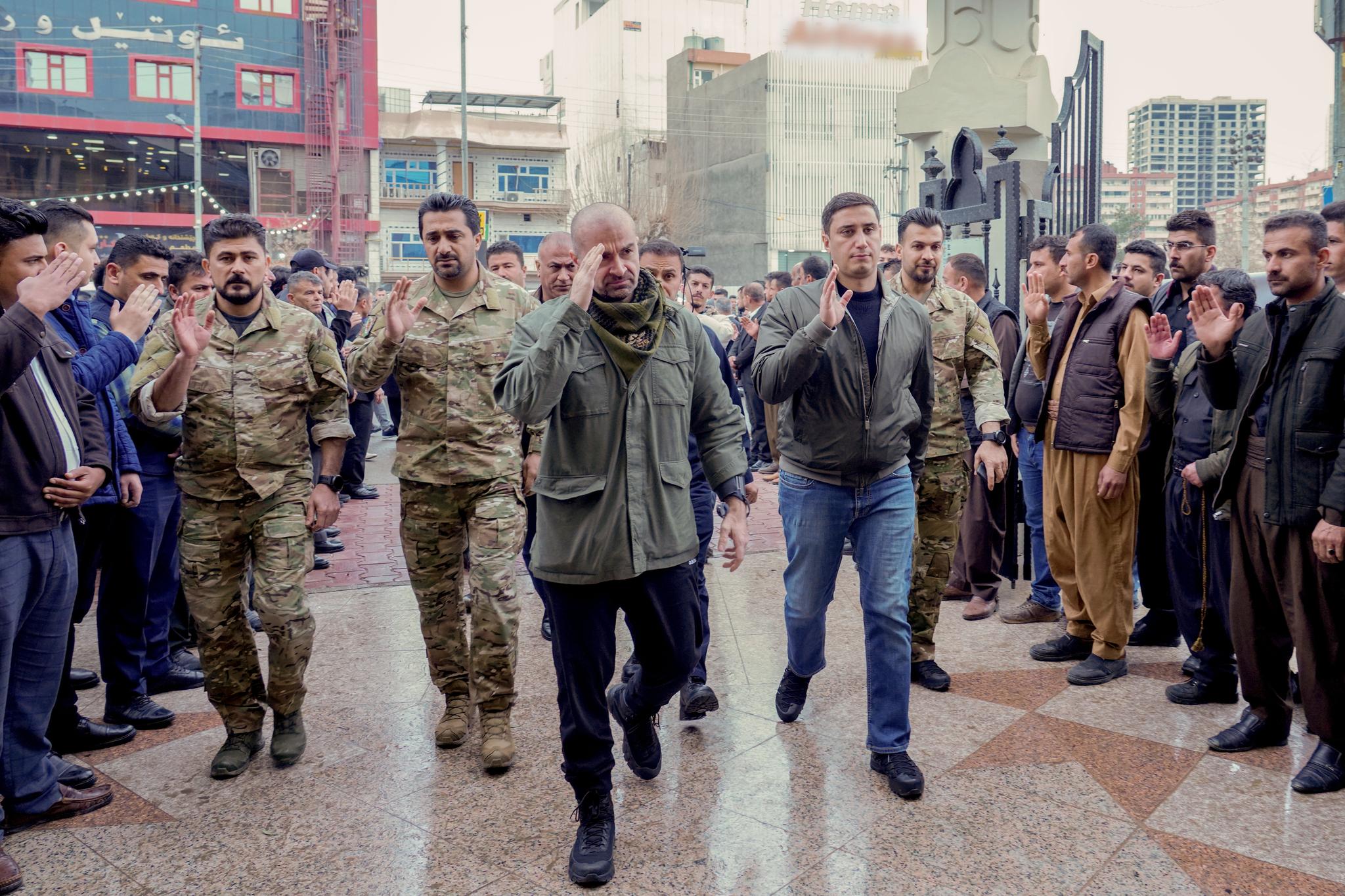 بافڵ جەلال تاڵەبانی لە سلێمانی بەشداری لە پرسەی خاتوو (زوبێدە سەعید ئۆمەر) کرد