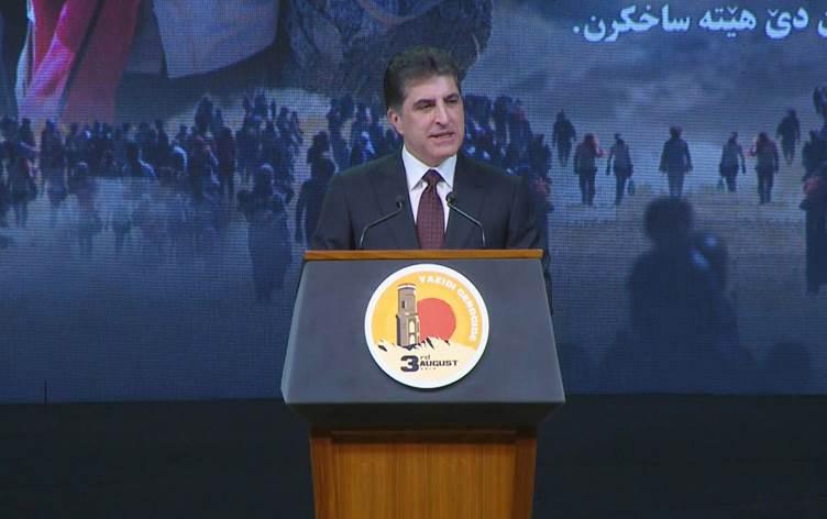 نێچیرڤان بارزانی: پێویستە کارەساتی شنگال بەجینۆساید بناسێندرێت