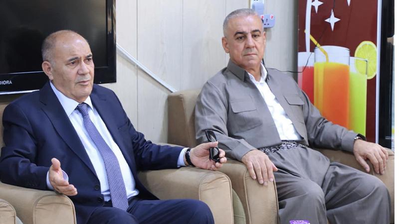 سەعدی ئەحمەد پیرە سەردانی مەڵبەندی ٢٤_ی رێکخستنی راپەڕینی دەکات