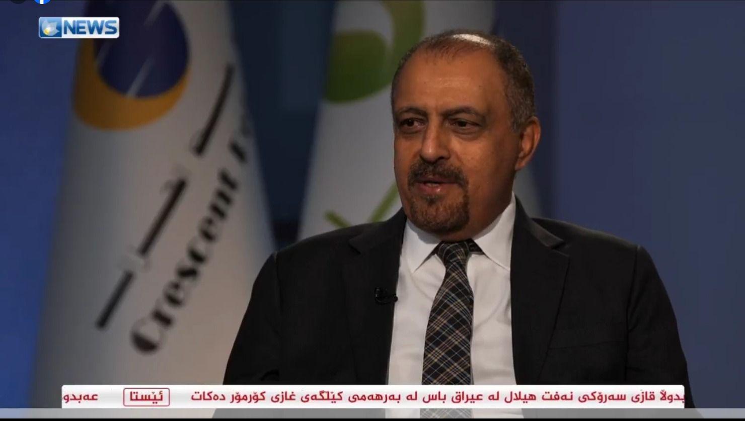 دیداری عەبدوڵا قازی سەرۆکی نەفت هیلال لە عیراق لەگەڵ کوردسات نیوز