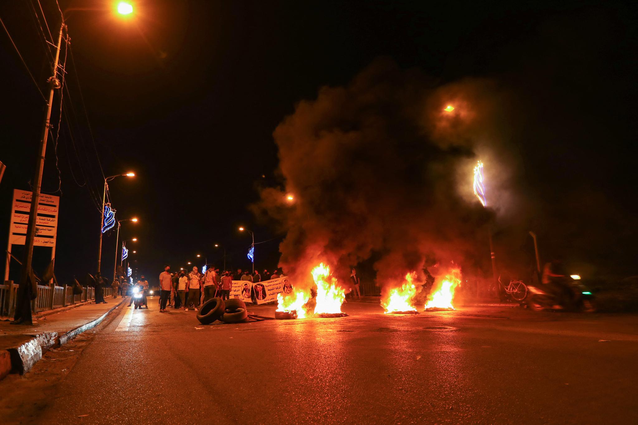 شەوی رابردوو لە زیقار خۆپیشاندان بەڕێوەچوو