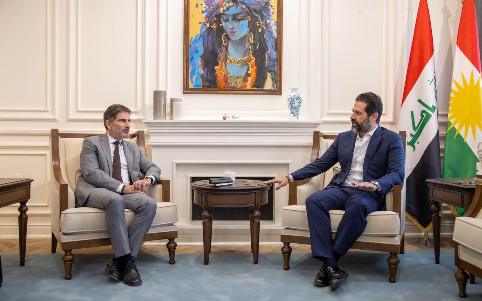 قوباد تاڵەبانی داوای ھاوکاری زیاتر لە حکومەتی ئەڵمانیا دەکات 