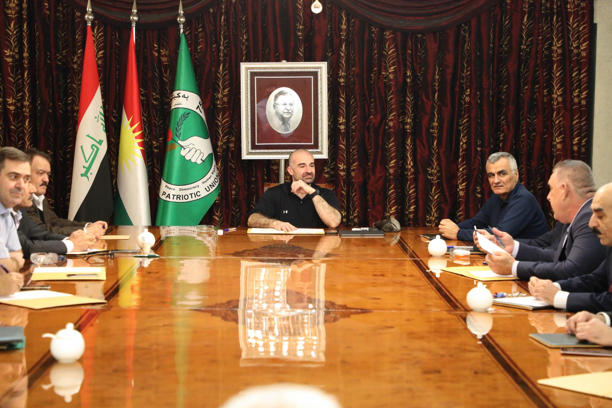 مەکتەبی سیاسی یەکێتی بە سەرۆکایەتی بافڵ تاڵەبانی کۆبووەوە