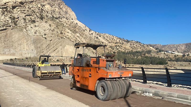 چارەسەرکردنی زیانەکانی بەنداوی دەربەندیخان بەردەوامە و ٧٥%ی کارەکانی تەواو بووە