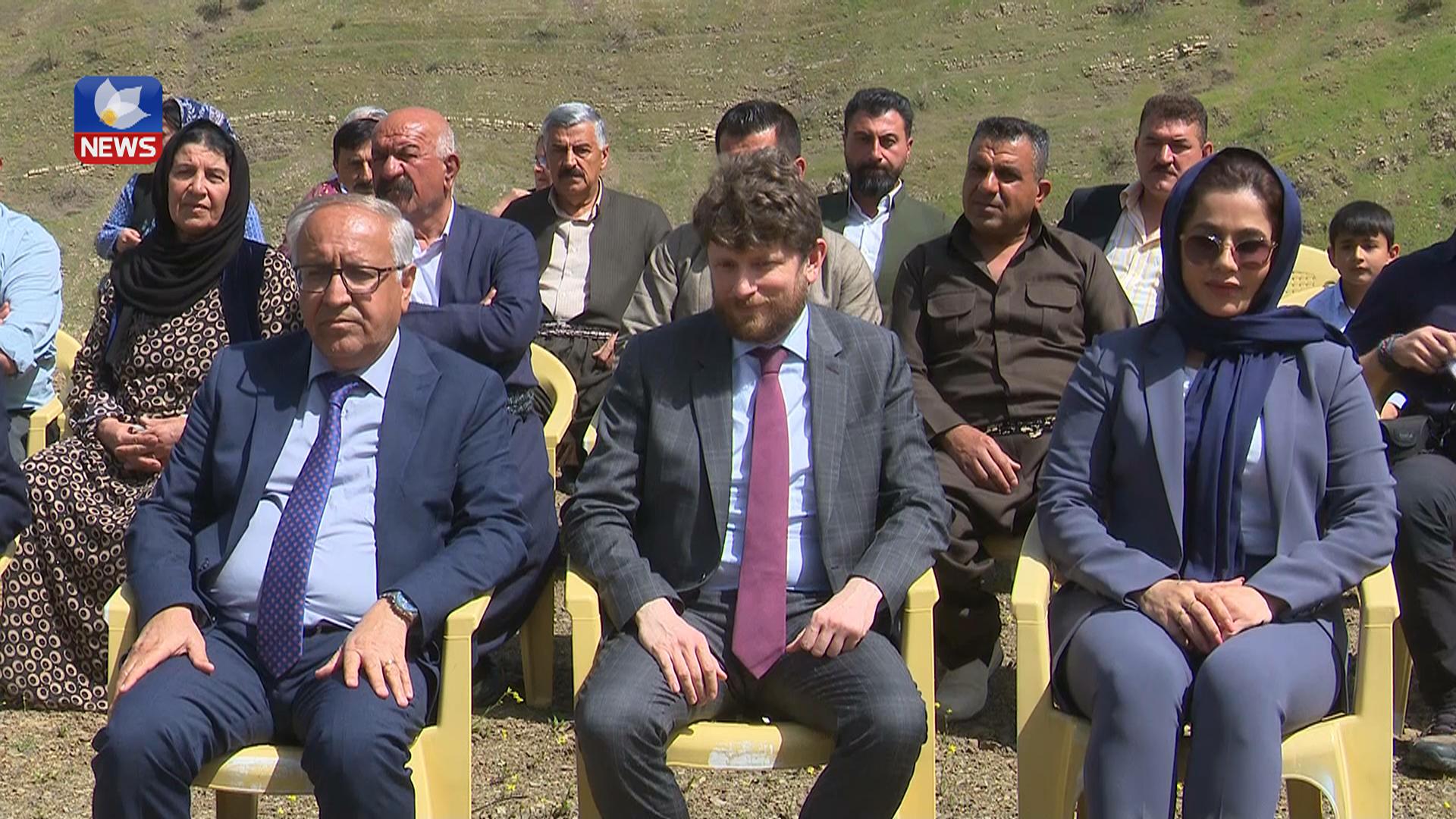 فەرەنسا پرۆژەیەکی ئاوی خواردنەوەی لەگوندی ھاواری ھەڵەبجە جێبەجێکرد