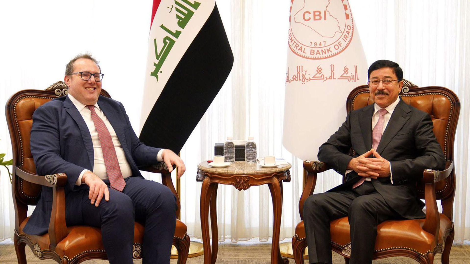 پارێزگاری بانکی ناوەندی عیراق لەگەڵ بەرپرسانی ئەمریکا لەسەر پرسی سەقامگیریی دراو کۆبویەوە