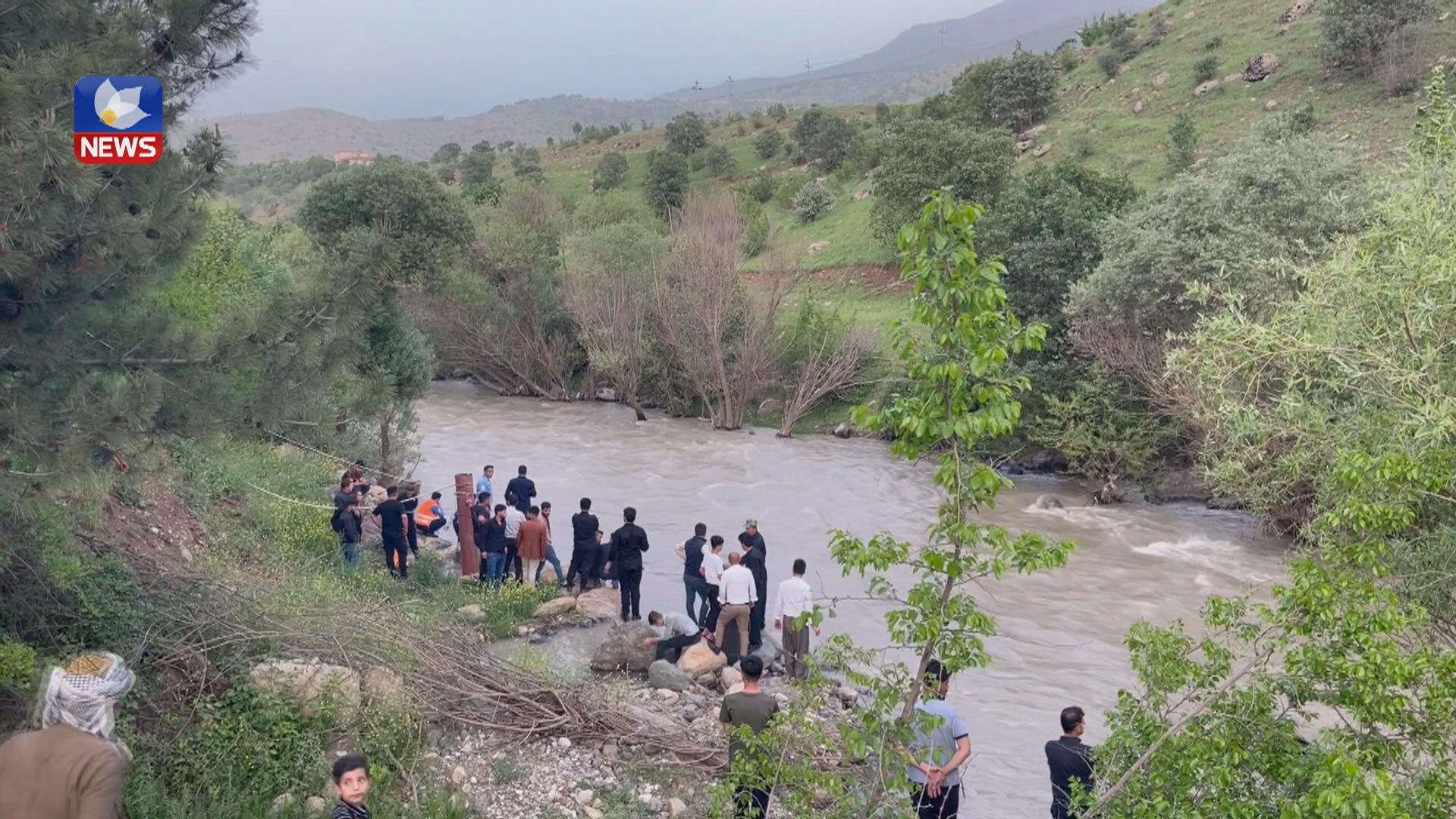 لە ڕووباری چۆمان کچێکی ١١ ساڵ و باوکی خنکان