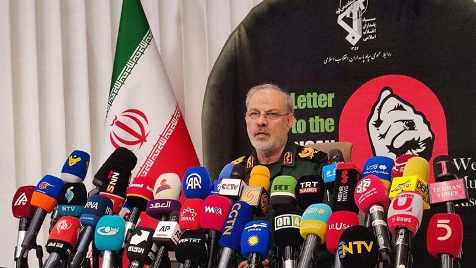 وتەبێژی سوپای پاسداران: نامەیەکمان بۆ گەلی ئەمریکا ناردوە