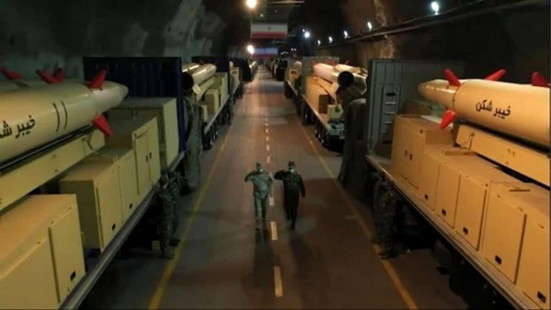 ئێران دیمەنی بنكەیەكی ژێرزەمینی موشەكی وڵاتەكەی بڵاوكردەوە 