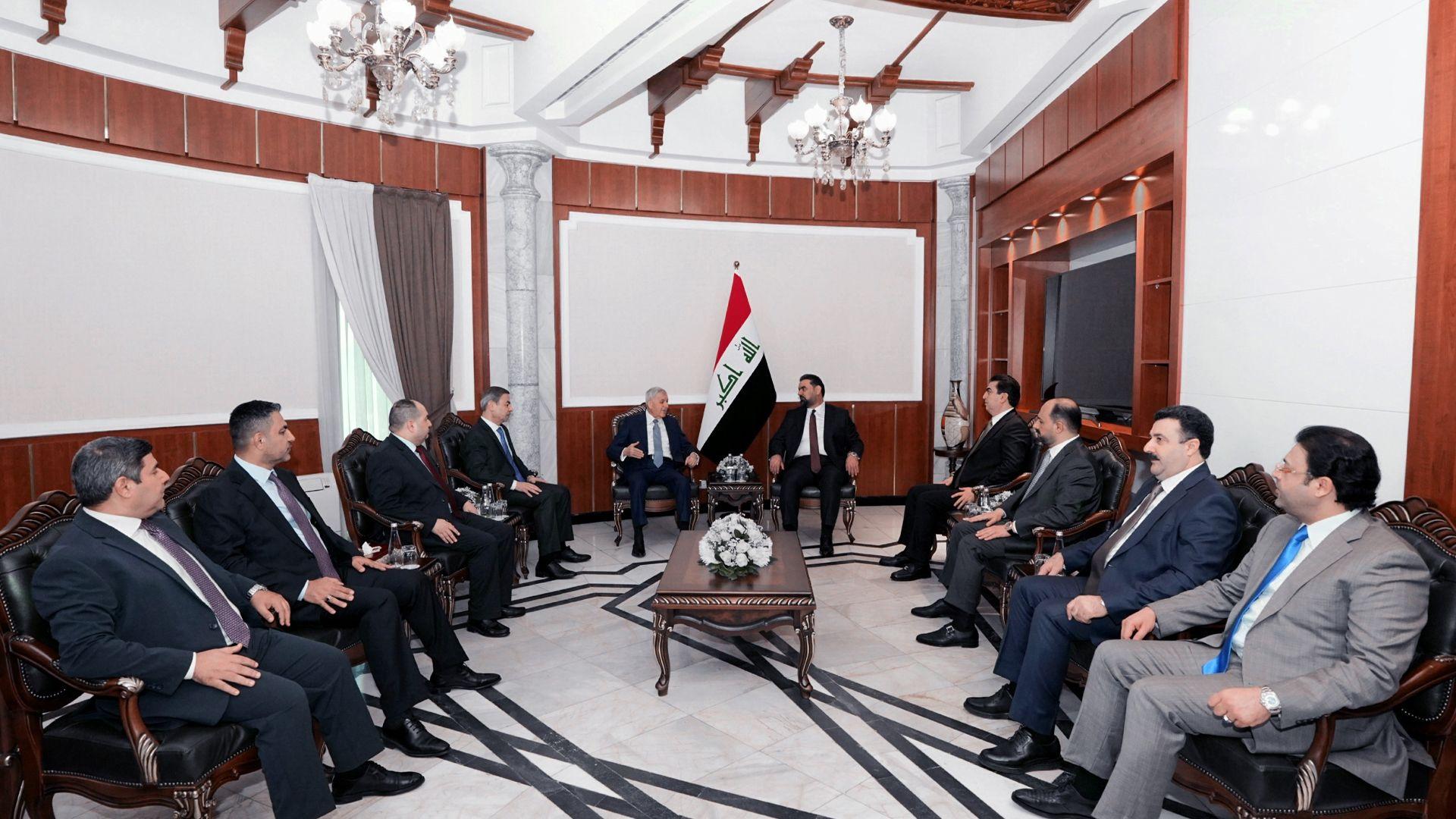 د. لەتیف رەشیدی سەرۆک کۆمار، پێشوازی لە دەستەی سەرۆکایەتی نوێی ئەنجومەنی نوێنەران کرد