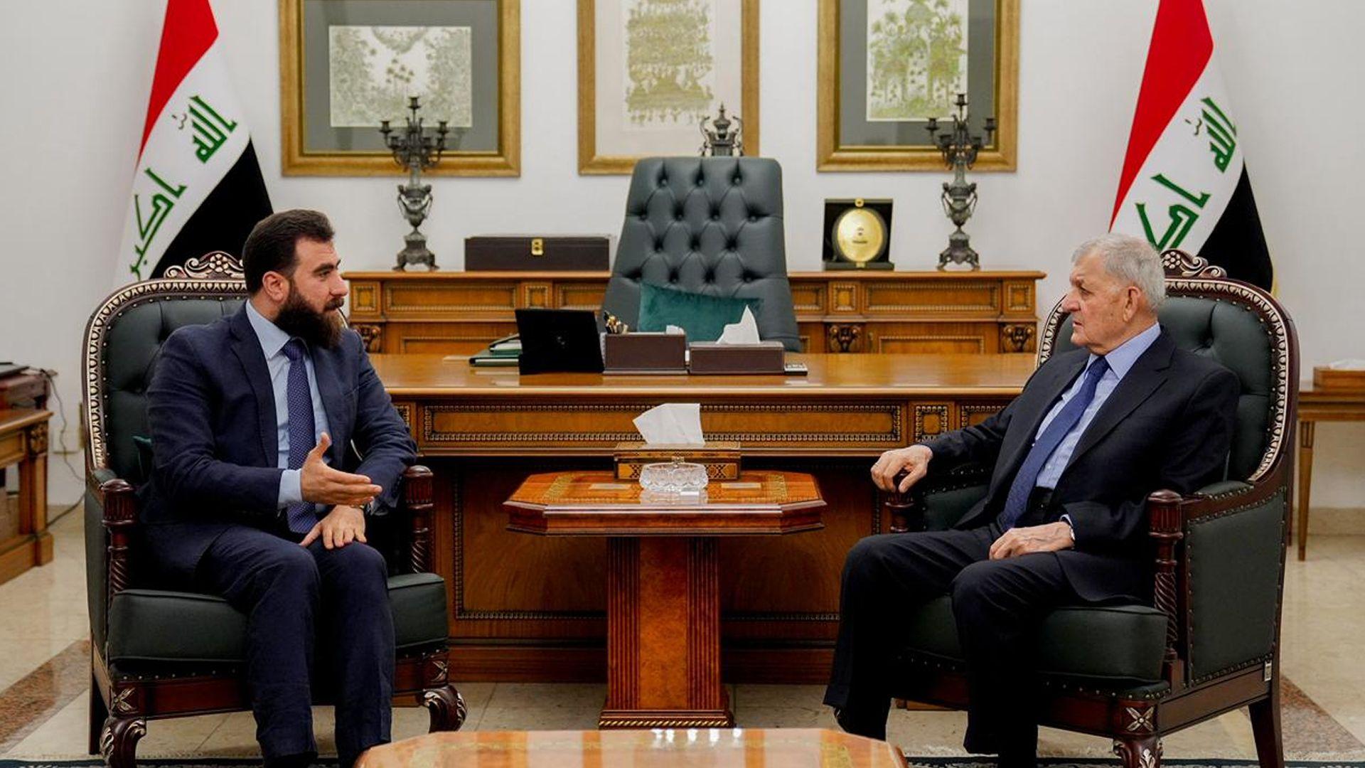 سەرۆک کۆمار پێشوازی لە سکرتێری گشتی بزووتنەوەی بابلیون دەکات