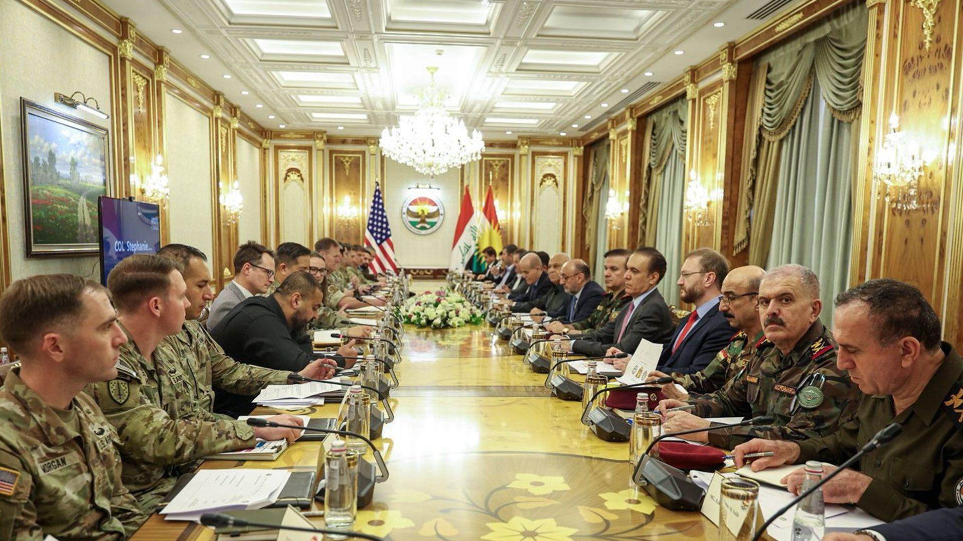 هەرێمی کوردستان و ئەمەریکا پرۆسەی چاکسازیی پێشمەرگە تاوتوێ دەکەن