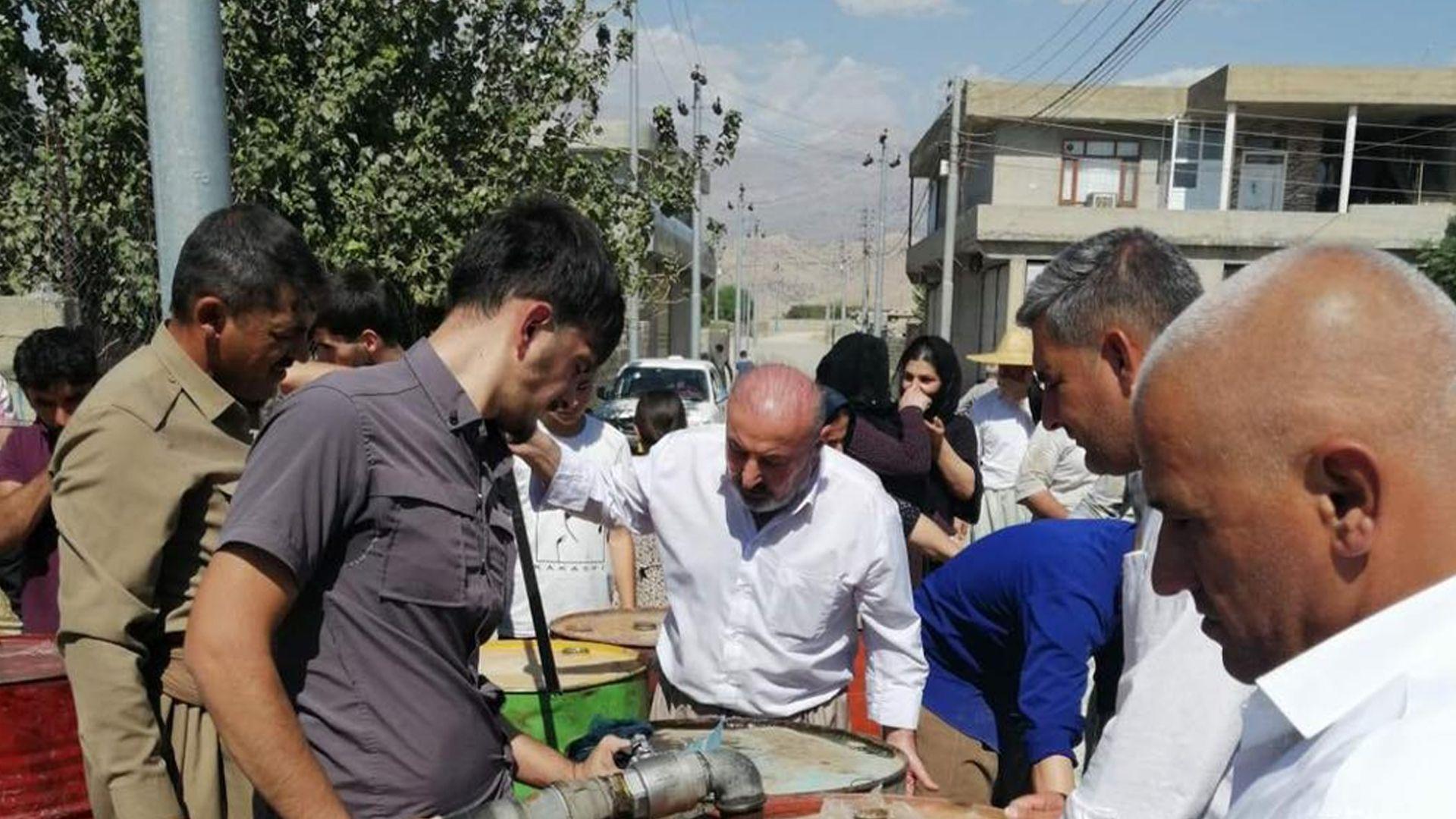 سبەینێ لە سلێمانی نەوت دابەش دەکرێت؛100 لیتر بە 31 هەزار دینارە