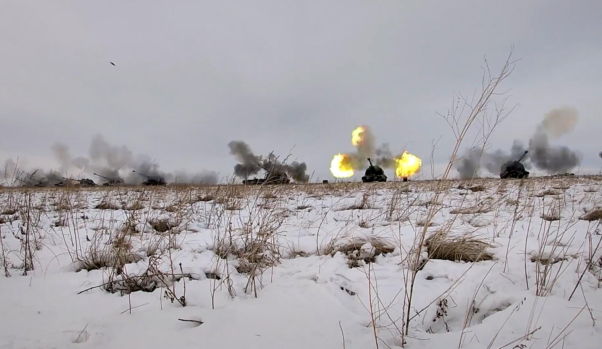 Russian military exercises in country's far east