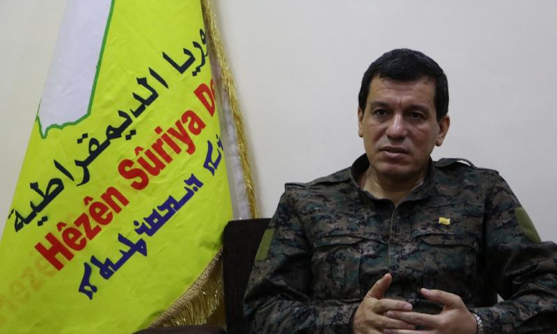 مەزڵوم کۆبانێ: لە ھەوڵەکانمان بەردەوامین بۆ بەرقەرارکردنی ئاسایش لە دێرەزور