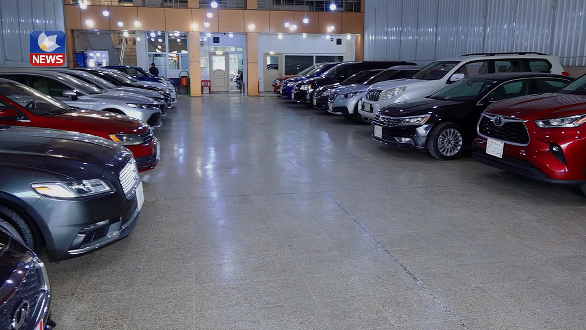 خاوەن پیشانگەکانی ئۆتۆمبێل لە ھەولێر دژی بڕیارێکی وەزارەتی ناوخۆ گردبوونەوە