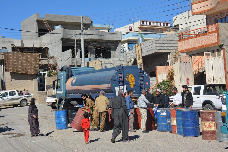 دابەشکردنی نەوت لەناو شاری سلێمانی دەستپێدەکاتەوە