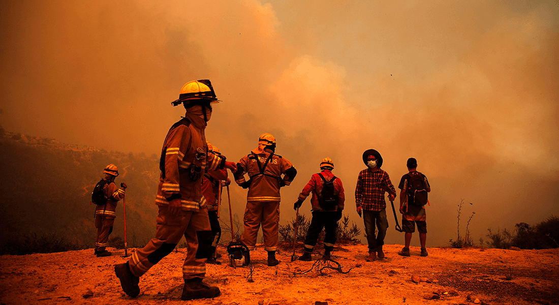 ژمارەی ئەو کەسانەی بەھۆی ئاگری دارستانەکانی چیلی گیانیانلەدەستداوە بۆ ١١٢ کەس بەرز بووەوە