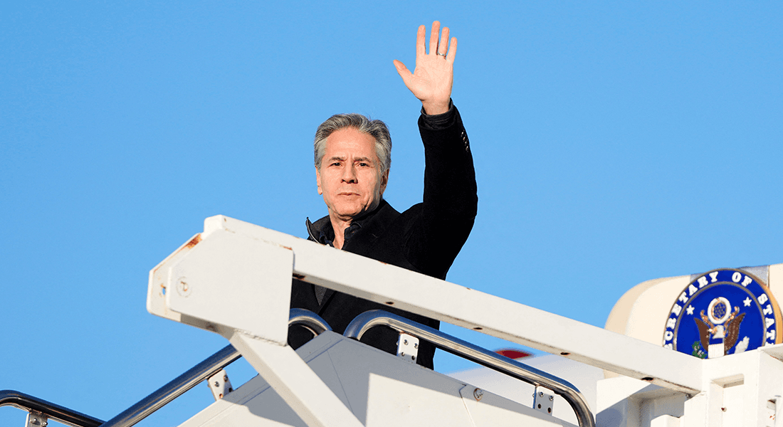 وەزیری دەرەوەی ئەمریکا پێنجەمین گەشتی بۆ خۆرھەڵاتی ناوەڕاست دەستپێکرد